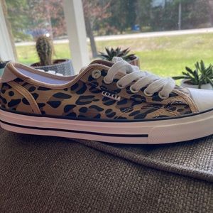 Leopard print sneakers